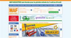 Desktop Screenshot of mafindustrie.com